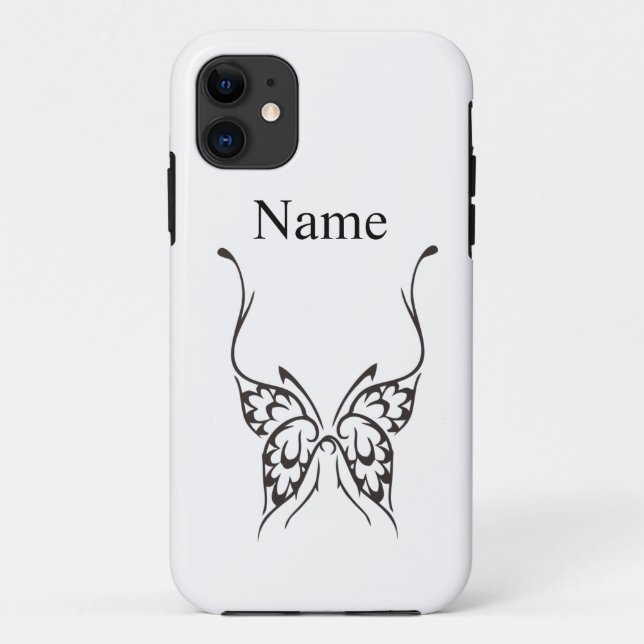 Stylized Butterfly Tattoo Thunder_Cove Case-Mate iPhone Case (Back)