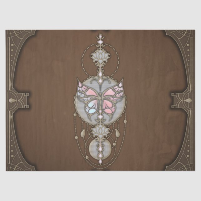 Stylized butterfly  tissue paper (Front)