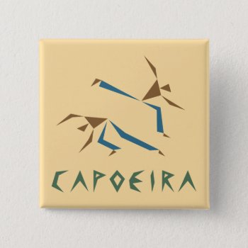 Stylized Capoeira Pinback Button by LVMENES at Zazzle
