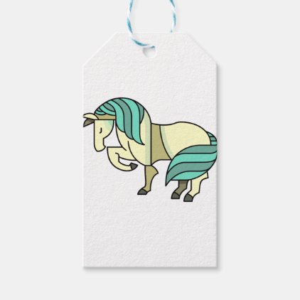 Stylized Cartoon Horse Gift Tags