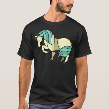 Stylized Cartoon Horse T-Shirt