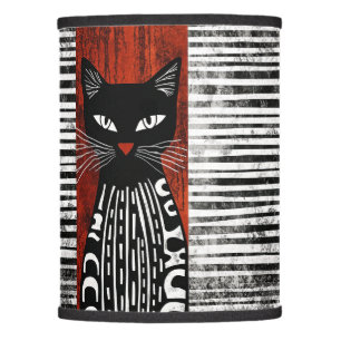 Stylized Cat Lamp Shade