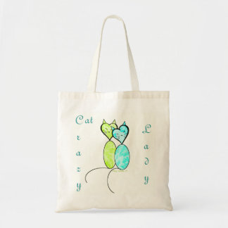 Stylized Cat Tote Bag
