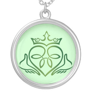 Stylized Claddagh Necklace