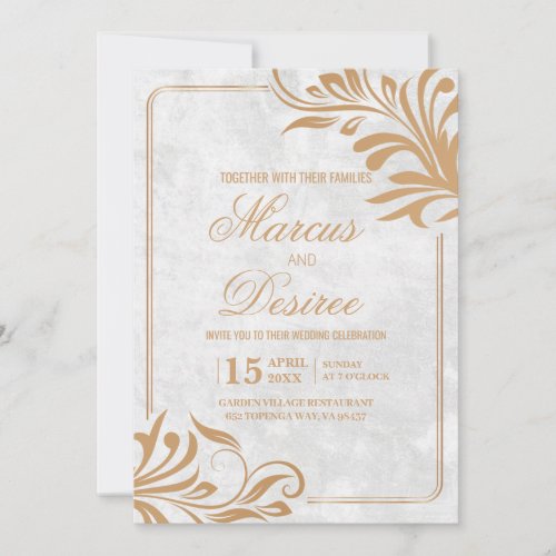 Stylized Classical Elements Invitation