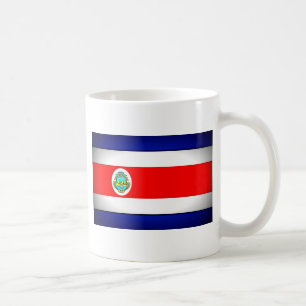 Stylized Costa Rica Flag Coffee Mug