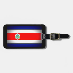 Stylized Costa Rica Flag Luggage Tag