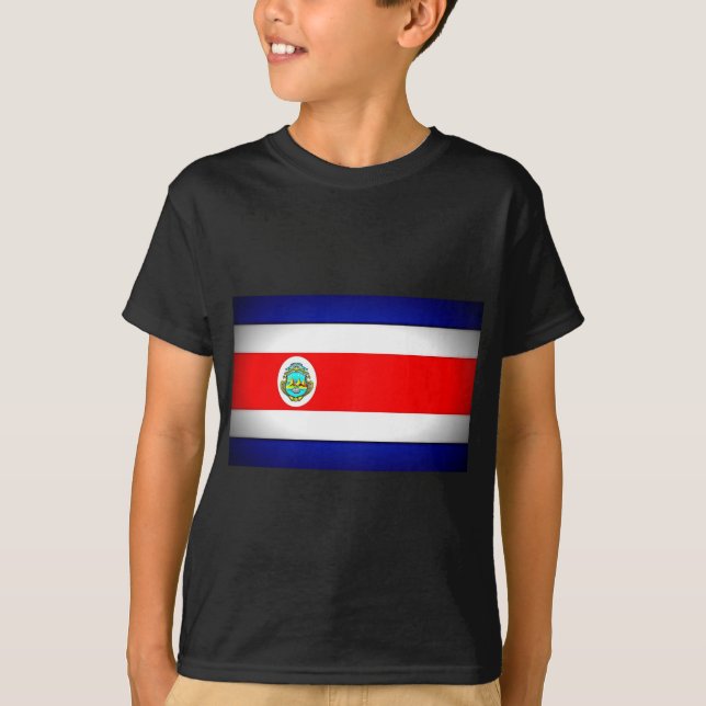 Stylized Costa Rica Flag T-Shirt (Front)