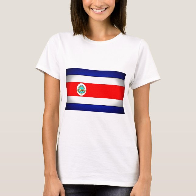 Stylized Costa Rica Flag T-Shirt (Front)