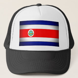 Stylized Costa Rica Flag Trucker Hat