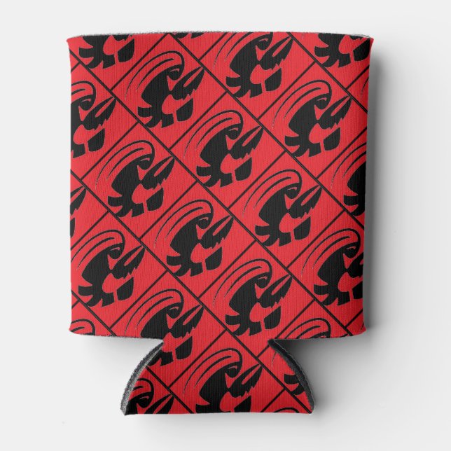 Stylized Crawfish Can Cooler (Front)