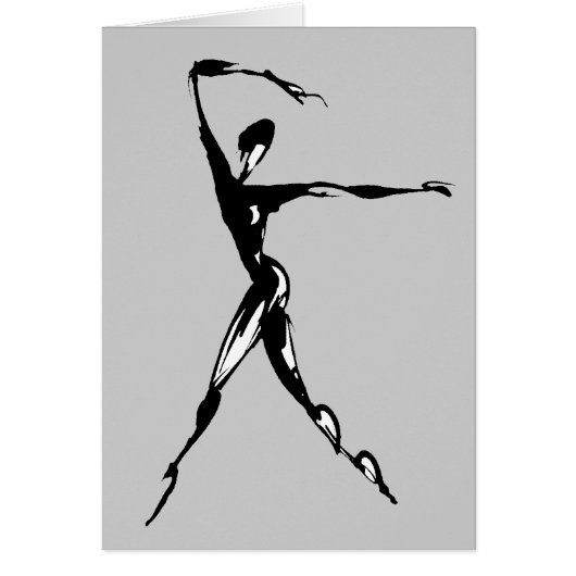 stylized dancing design cards (Front)