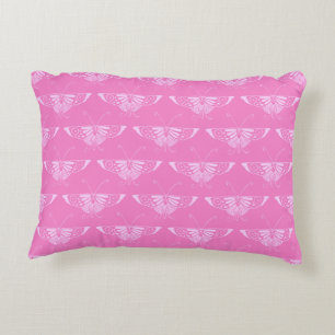 Stylized Deco butterfly - orchid pink Decorative Pillow