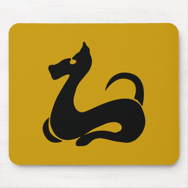 stylized dog mousepad (Front)