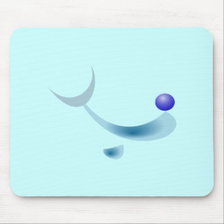 stylized dolphin Mousepad