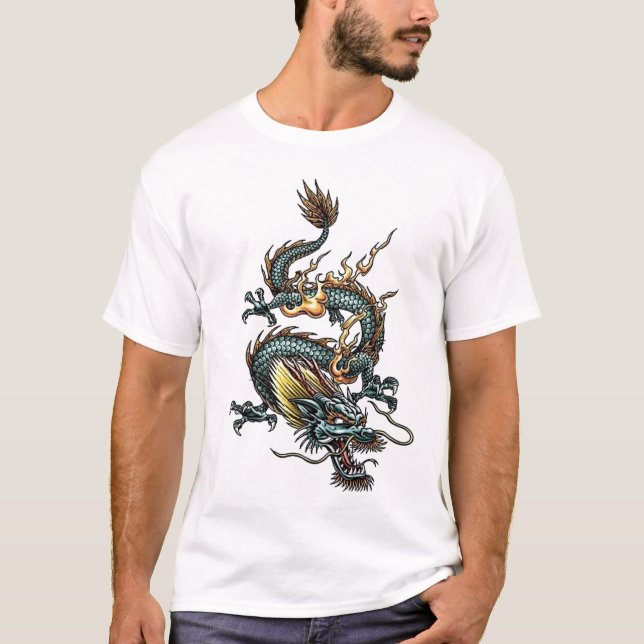 Stylized Dragon 07 T-Shirt (Front)