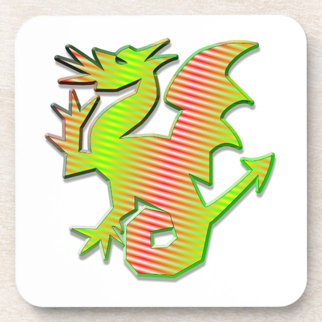 Stylized Dragon Coaster (Front)