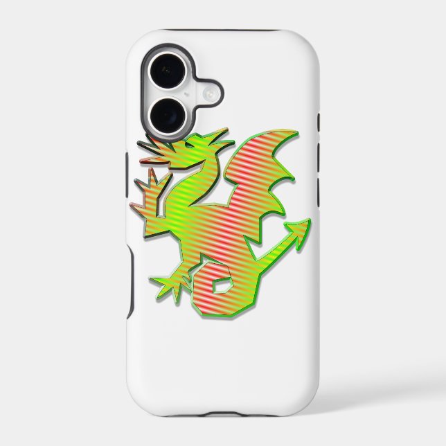 Stylized Dragon Iphone Case (Back)