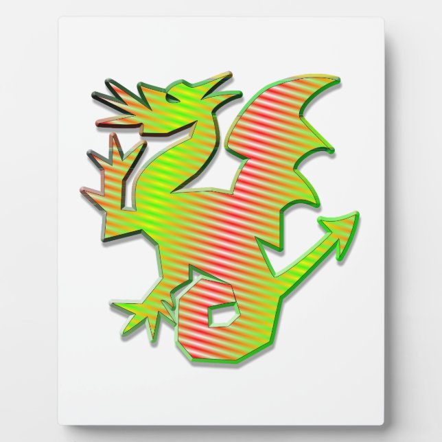 Stylized Dragon Plaque (Front)
