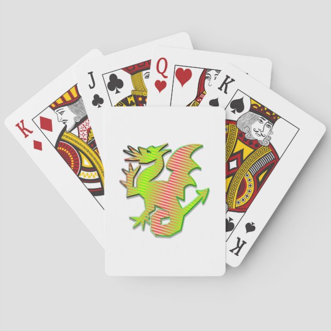 Stylized Dragon Poker Cards (Back)