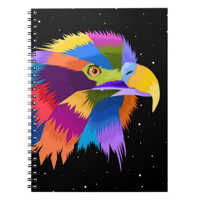 Stylized Eagle Pop Notebook (Front)