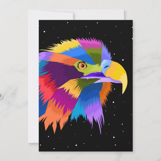 Stylized Eagle Pop Save The Date (Front)
