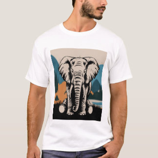 Stylized Elephant T-Shirt