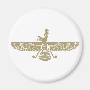 Stylized Faravahar Magnet