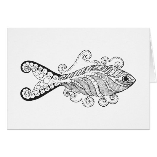 Stylized Fish Cards (Front Horizontal)
