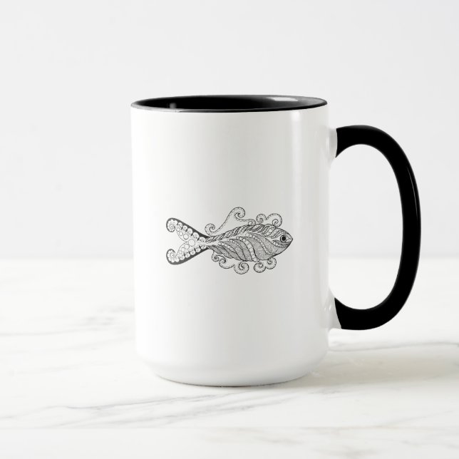 Stylized Fish Mug (Right)