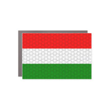 Stylized Flag of Hungary Car Magnet