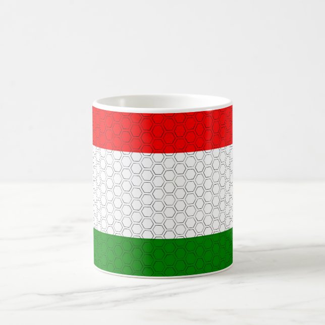 Stylized Flag of Hungary  Coffee Mug (Center)
