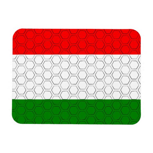 Stylized Flag of Hungary  Magnet