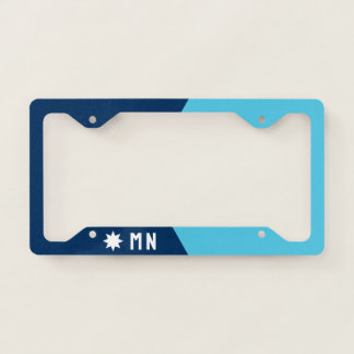 Stylized Flag of Minnesota License Plate Frame