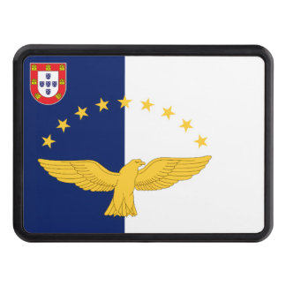 Stylized Flag of the Azores, Portugal Hitch Cover