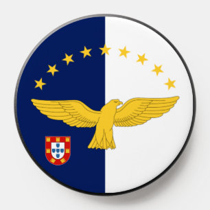 Stylized Flag of the Azores, Portugal PopSocket