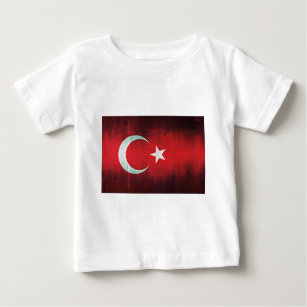 Stylized Flag of Turkey Baby T-Shirt