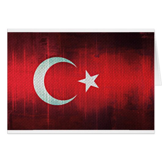 Stylized Flag of Turkey Cards (Front Horizontal)