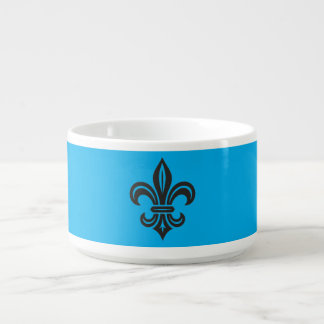 "Stylized Fleur-de-lis" Chili Bowl