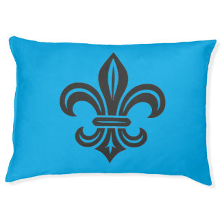 "Stylized Fleur-de-lis" Dog Bed