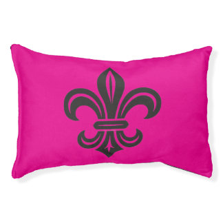 "Stylized Fleur-de-lis" Dog Bed