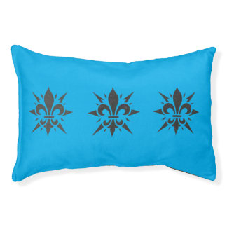 "Stylized Fleur-de-lis" Dog Bed