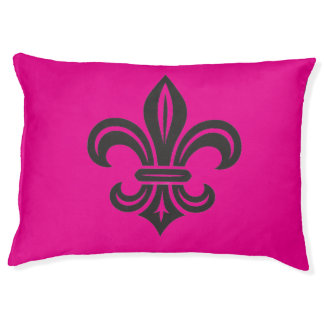 "Stylized Fleur-de-lis" Dog Bed