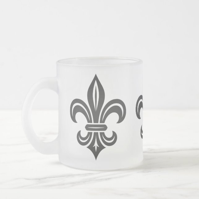"Stylized Fleur-de-lis" Mug (Left)