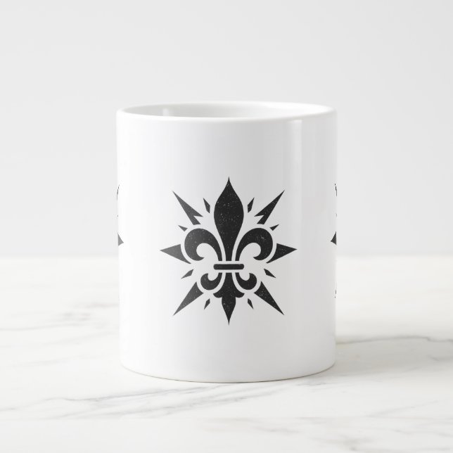 "Stylized Fleur-de-lis" Specialty Mug (Front)