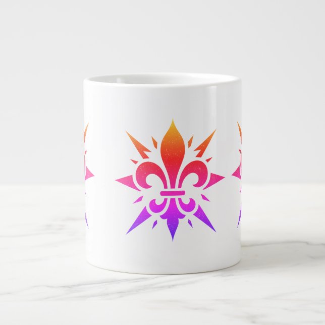 "Stylized Fleur-de-lis" Specialty Mug (Front)