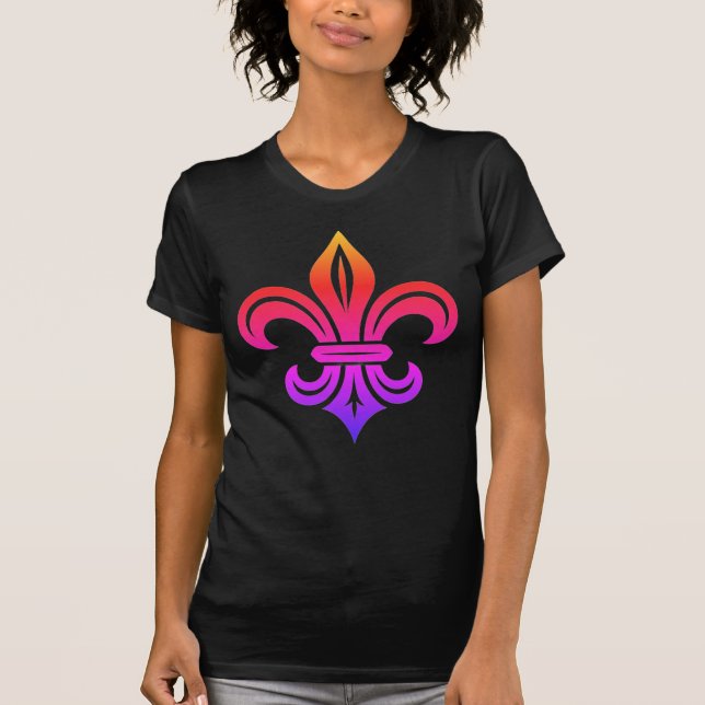 "Stylized Fleur-de-lis" T-Shirt (Front)