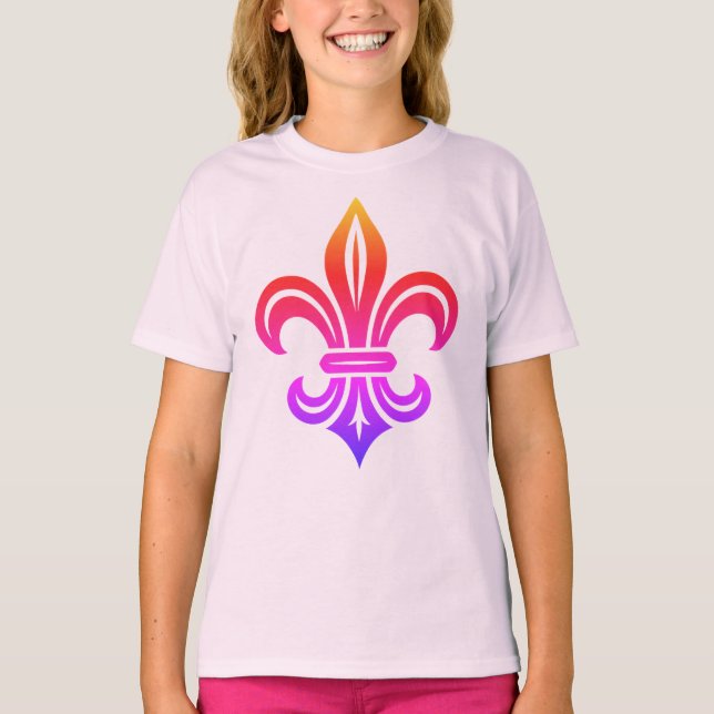 "Stylized Fleur-de-lis" T-Shirt (Front)