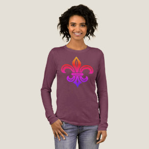 "Stylized Fleur-de-lis" T-Shirt Tri-Blend Shirt