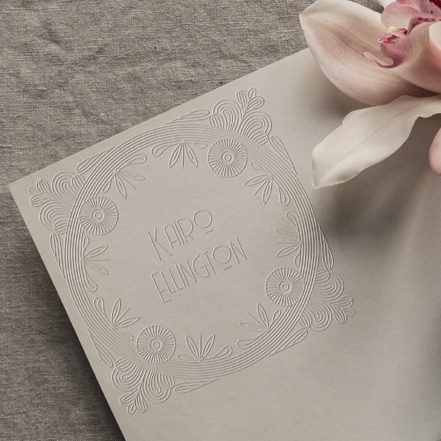 Stylized Floral Blossom Name Embosser (Creator Uploaded)